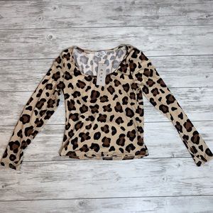 GAZE Animal Print Shirt Size XS NWT